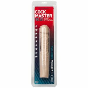 Cock Master Penis Extension with Solid End from Doc Johnson Novelties. Built in America since 1976! Classic Cock Master Penis Extension with Solid End. Need some extra length and girth? Doc Johnson's Cock Master is a durable and realistic penis extension