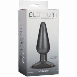 Platinum Silicone Charcoal The Big End from Doc Johnson