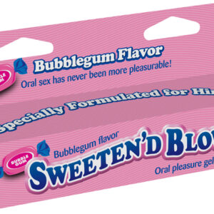 Sweeten'd Blow Bubble Gum Flavor Oral Pleasure For Him. Specially Formulated for Him! Make your next oral encounter sweeter with Sweeten'd Blow. Simply rub some of the flavored gel on your lover's private areas or any area that you wish to sweeten and the