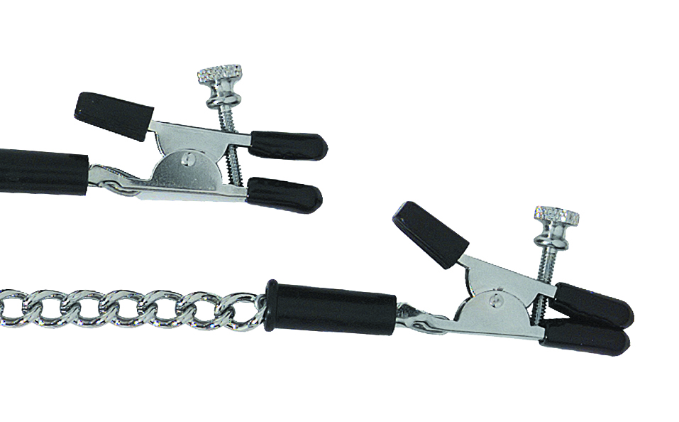 Spartacus Alligator Adjustable Nipple Clamps. These alligator nipple clamps deliver a tantalizing pinch that you'll definitely notice. In the adjustable style