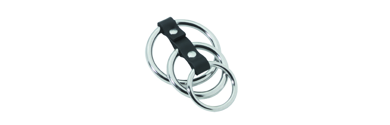 Spartacus Leather Cock Gear 3 Ring Metal Gates of Hell. Serious gear for those who are serious about quality. They have built our reputation on fine leather worked by hand and designed with your pleasure in mind. Cock Gear Gates of Hell is a series of coc