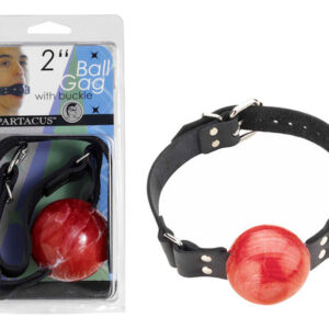 Spartacus Leathers Bondage Gear Large Ball Gags. Nothing arouses the senses like leather. The look