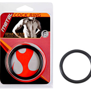Spartacus Leathers Cock Gear Metal Cock Rings. Black Steel Cock Ring 2 inches. Steel is an excellent alternative for those with nickel allergies. Spartacus black steel cock rings make a striking visual statement with their black color. Nickel free. When w