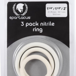 Nitrile Cock Ring Set is available in five colors: Black