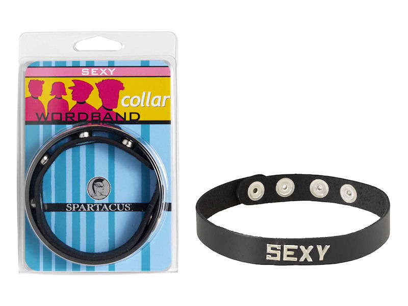 Spartacus Leathers Bondage Gear Wordband Collars Sexy Collar is an intimate