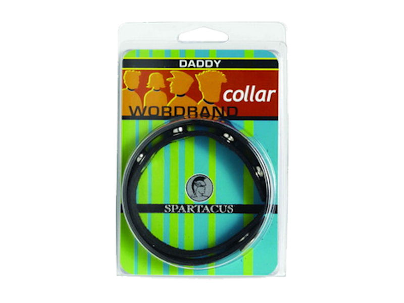 Spartacus Leathers Bondage Gear Wordband Collars Daddy Collar is an intimate
