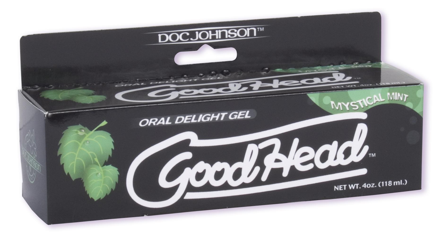 Good Head Oral Sex Gel is available in five delicious flavors: Mint