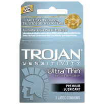 TROJAN ULTRA THIN LUBE 3PK
