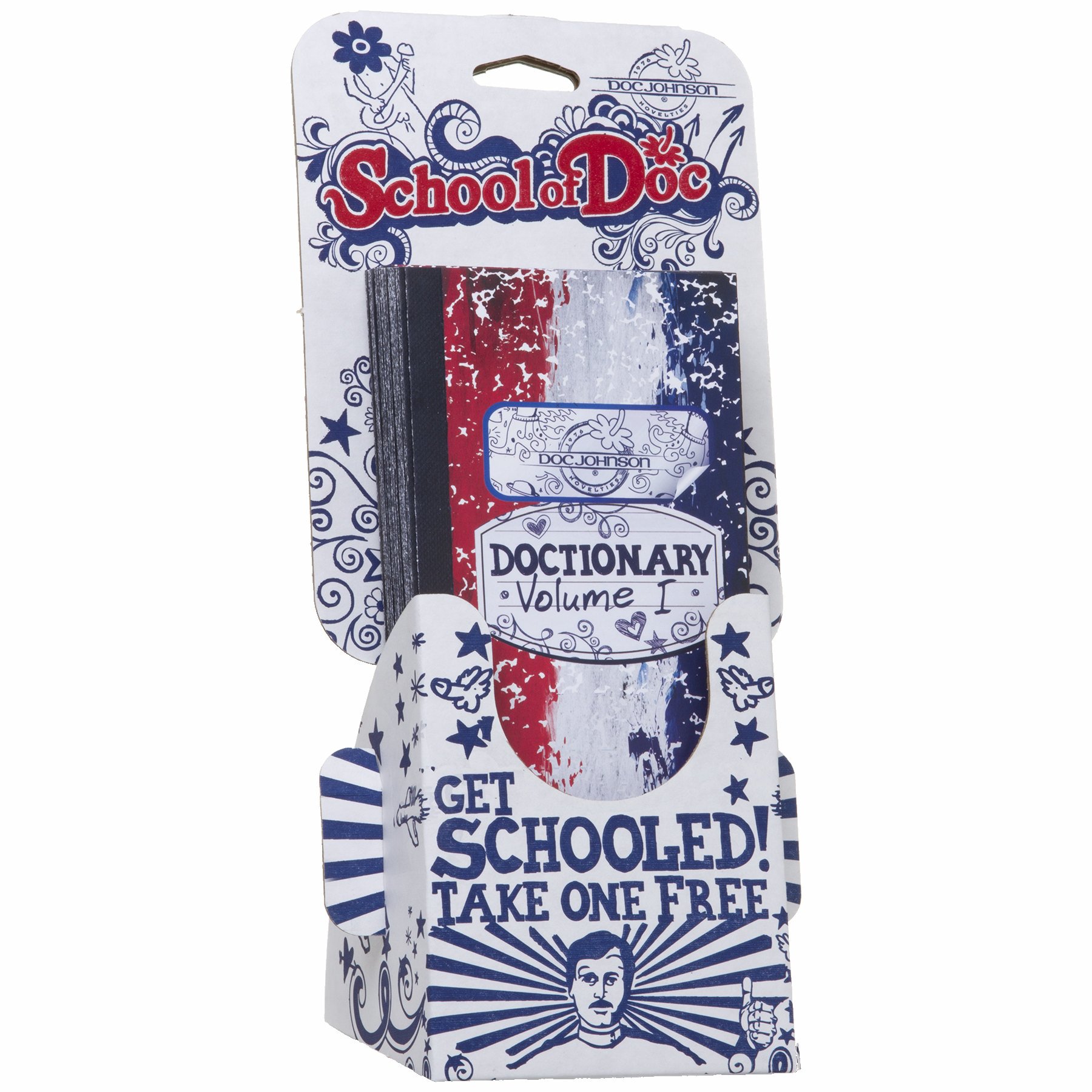 School of Doc Doctionary 50 piece. This is not your Webster's Dictionary; the Doctionary Volume I defines all the terms you need to know about the world of pleasure products