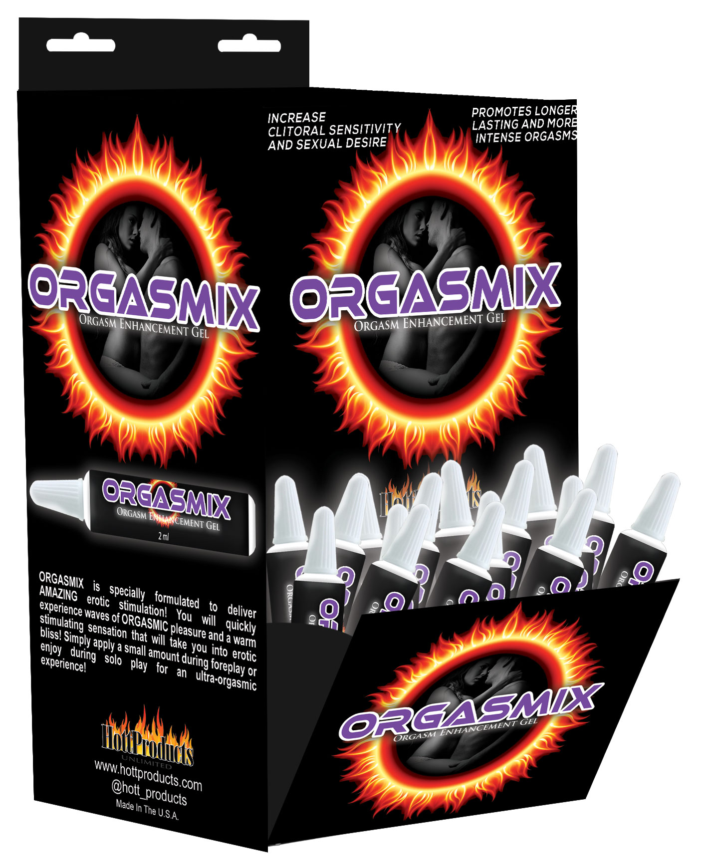 Orgasmix Simulating Gel Tubes 144 Piece Display from Hott Products. Orgasmix Orgasm Female Enhancement Gel Pillow Pack. Female sexual enhancement gel