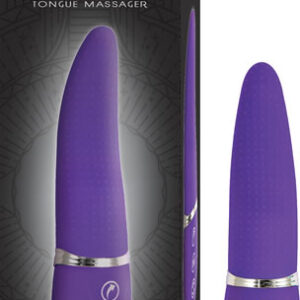 Infinitt Tongue Massage Purple Vibrator from Nasstoys of New York. Features 7 vibration functions. 4 rotation functions. High speed boost button. Specially designed to reach all your erogenous zones. Materials Silicone massager