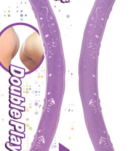 Butt To Butt Double Play Lavender Purple 18 inches bendable double dong. Flexible. Waterproof