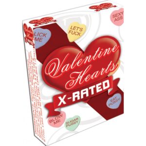 X-Rated Valentine Conversation Heart Candies from Hott Products Unlimited. X-Rated sayings including: Lick Me