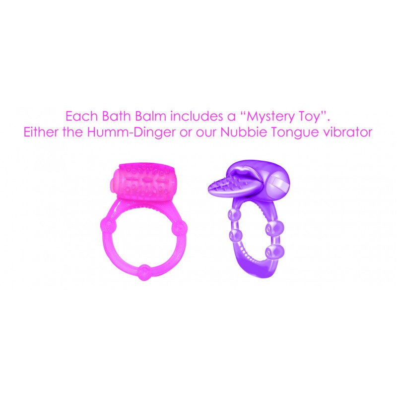 Hearts Aflame Erotic Bath Bomb from Hott Products. Scented Erotic Bath Bomb with Mystery Toy Vibe. Explore your most intimate passions with the Hearts Aflame formulated to set the perfect mood for you and your lover to get caught up in a sensuous steamy w