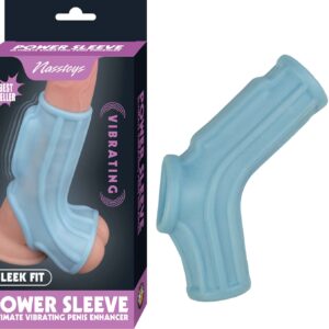 Instantly add an extra 45% of girth to your erection with the Vibrating Sleek Fit Power Sleeve so you can really fill your lover. this performance-enhancement sleeve fits like a glove and feels like a second skin