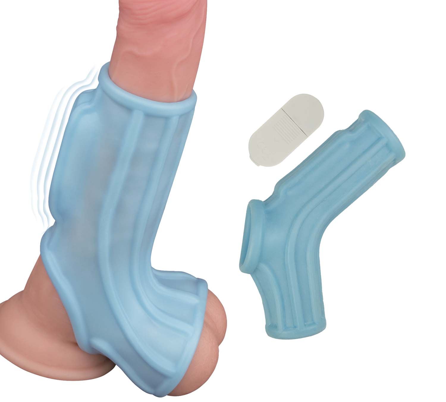 Instantly add an extra 45% of girth to your erection with the Vibrating Sleek Fit Power Sleeve so you can really fill your lover. this performance-enhancement sleeve fits like a glove and feels like a second skin
