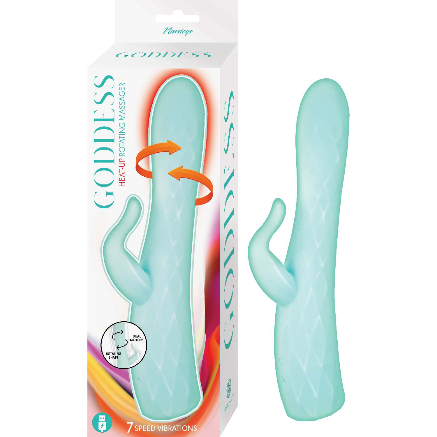 Introducing the Nasstoys Goddess Heat-Up Rotating Massager â a masterpiece of pleasure engineering that transcends boundaries to deliver an unparalleled experience of warmth