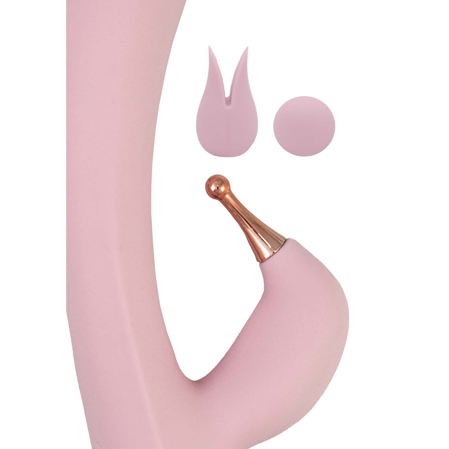 Say hello to precision pleasure with the Nasstoys Goddess Tri-Tip Personal Massager! This unique massager offers 9 vibrating functions