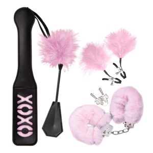 Step into the world of bondage with the Naughty in Pink beginner kit by Bondage by Nasstoys