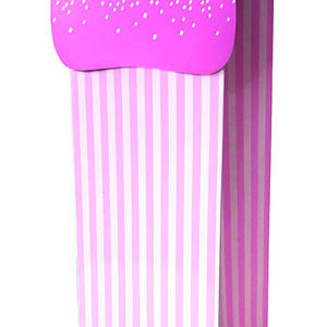 Sparkling Penis Gift Bag for adult products from Little Genie Productions. Gift giving never looked so good. This playfully sexy gift bag is the perfect size for gifting vibrators or wine.  Made of thick card stock paper and sturdy  woven handles