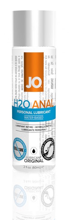 JO Anal H2O Personal Lubricant is water based and has all the benefits of JO H2O Lubricant but with more viscosity than regular JO H2O