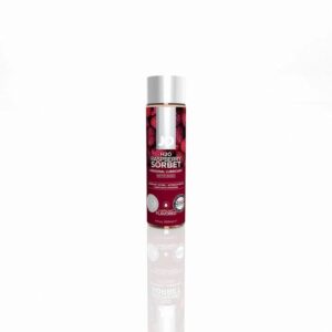JO H2O Flavored Lube is a delicious water based personal lubricant that adds spice to your sensual experience. JO Flavored is the only flavored lubricant that feels silky smooth like silicone. JO H2O Flavored Lube Raspberry Sorbet. The System JO concept i