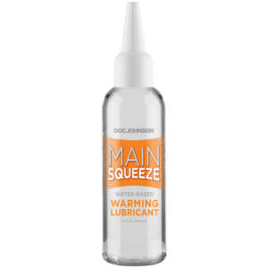 MAIN SQUEEZE WARMING WATER BASED LUBRICANT 3.4 OZ