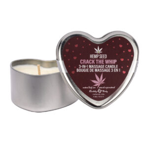HEMP SEED 3 N 1 VALENTINE'S 2025 MASSAGE CANDLE CRACK THE WHIP 4.7 OZ