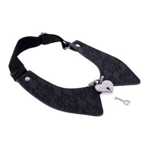 A symbol of devotion with a touch of edge. The Heartbound Lace Day Collar blends elegance and submission in a design thatâs as stylish as it is sensual. Crafted from luxurious lace-etched faux leather