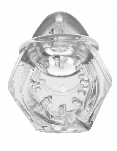 MASTER SERIES DETAINED 2.0 RESTRICTIVE CHASTITY CAGE W/ NUBS - Image 3