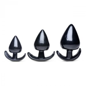 MASTER SERIES TRIPLE SPADES 3 PC ANAL PLUG SET