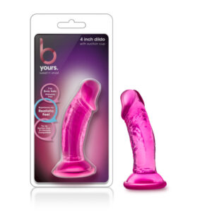 B YOURS SWEET N SMALL 4IN DILDO W/ SUCTION CUP PINK