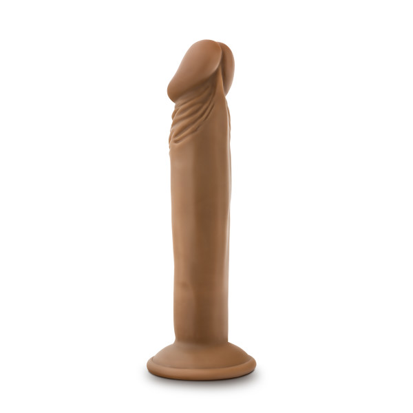 DR SKIN DR SMALL 6IN DILDO MOCHA - Image 2