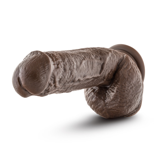 DR SKIN MR D 8.5IN DILDO W/ SUCTION CUP CHOCOLATE - Image 4