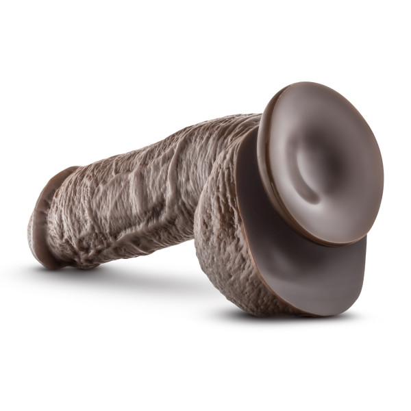 DR SKIN MR D 8.5IN DILDO W/ SUCTION CUP CHOCOLATE - Image 5