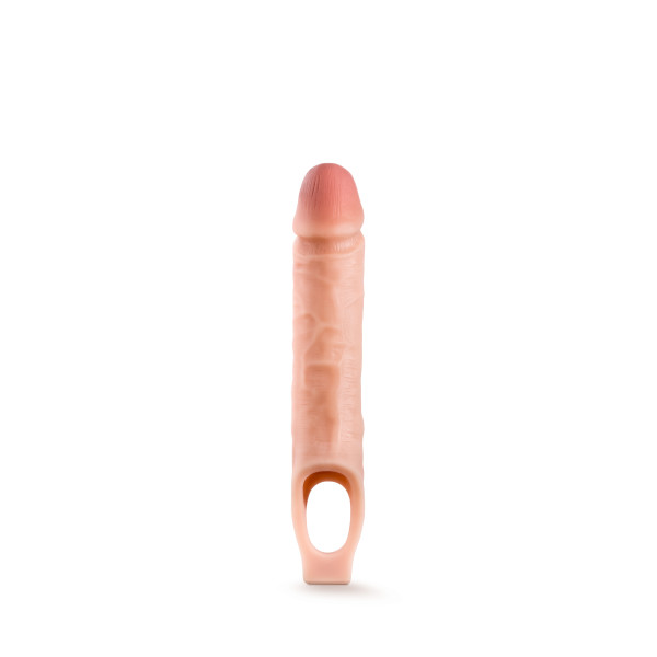 PERFORMANCE 10IN COCK SHEATH PENIS EXTENDER VANILLA - Image 2