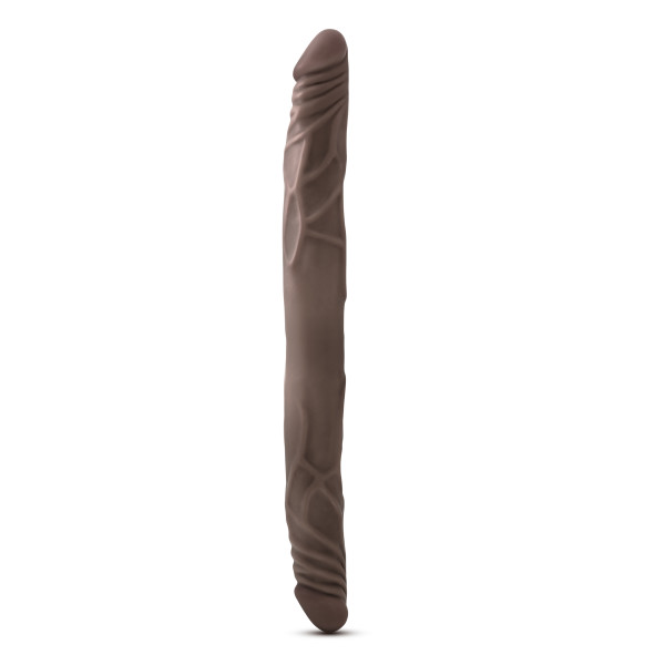 DR SKIN 14 DOUBLE DILDO CHOCOLATE " - Image 2