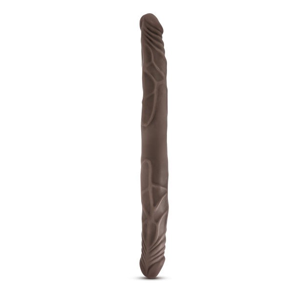DR SKIN 14 DOUBLE DILDO CHOCOLATE " - Image 3