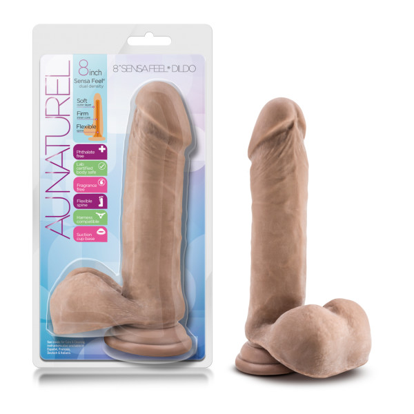 AU NATUREL 8 SENSA FEEL DILDO LATIN " - Image 5