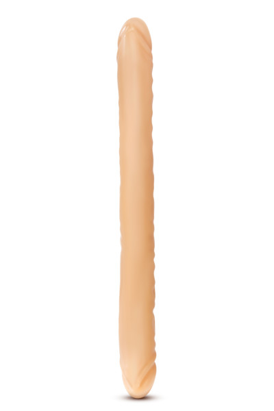B YOURS 18 DOUBLE DILDO BEIGE " - Image 2
