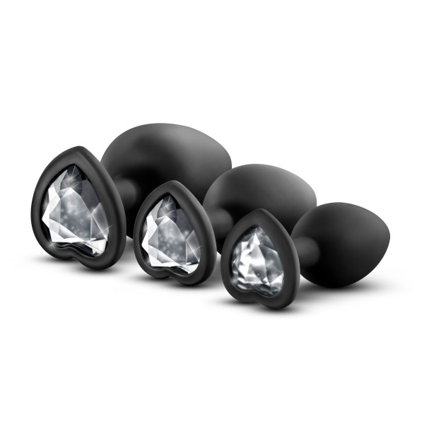 LUXE BLING PLUGS TRAINING KIT BLACK W/WHITE GEMS - Image 5