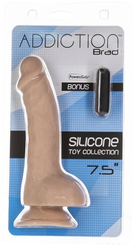 ADDICTION 100% SILICONE BRAD 7.5 BEIGE " - Image 8