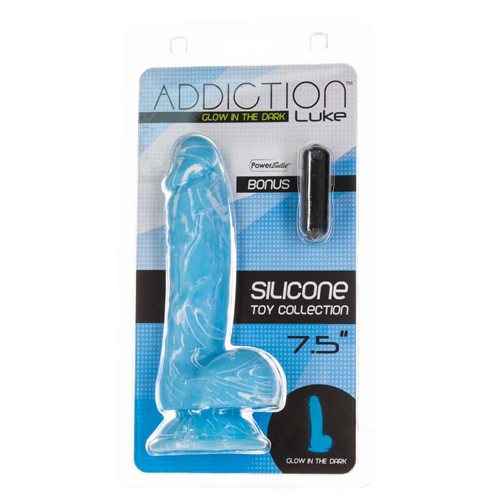 ADDICTION LUKE 7.5IN BLUE GLOW IN THE DARK - Image 8