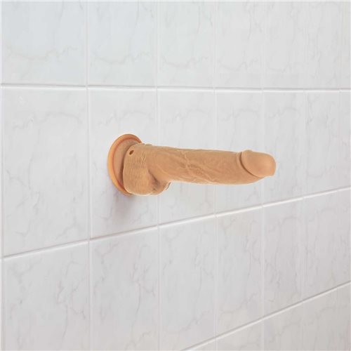 NAKED ADDICTION 9IN CARAMEL THRUSTING DONG W/ REMOTE - Image 7