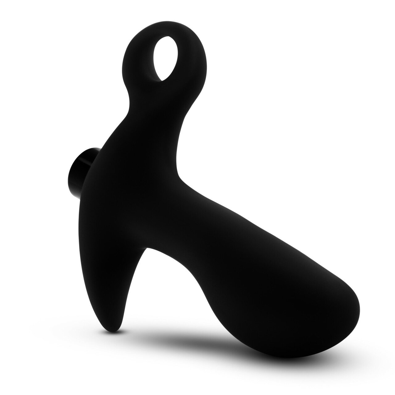 ANAL ADVENTURES PLATINUM SILICONE VIBRATING PROSTATE MASSAGER 1 BLACK - Image 4