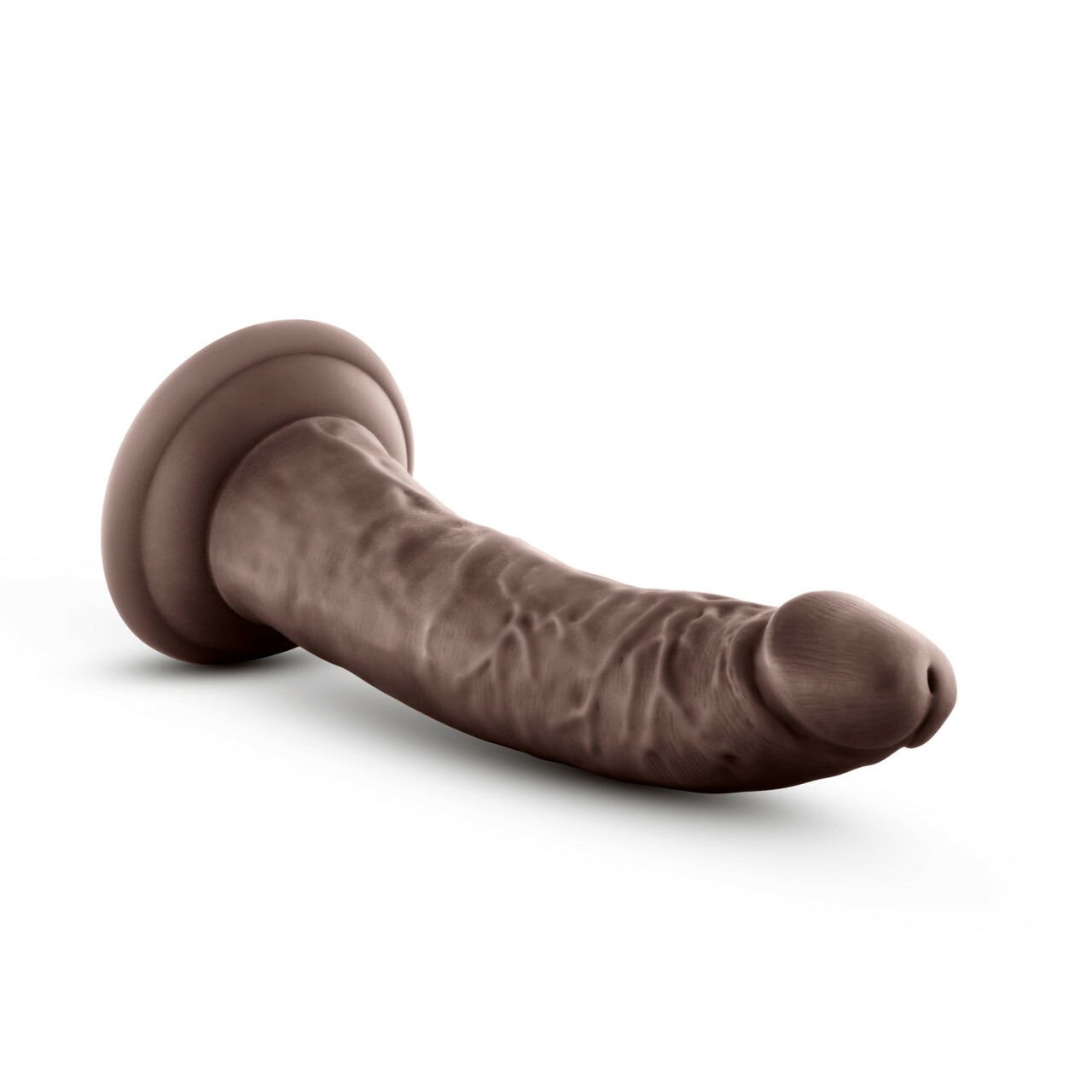 AU NATUREL JACK 7IN DILDO CHOCOLATE - Image 5