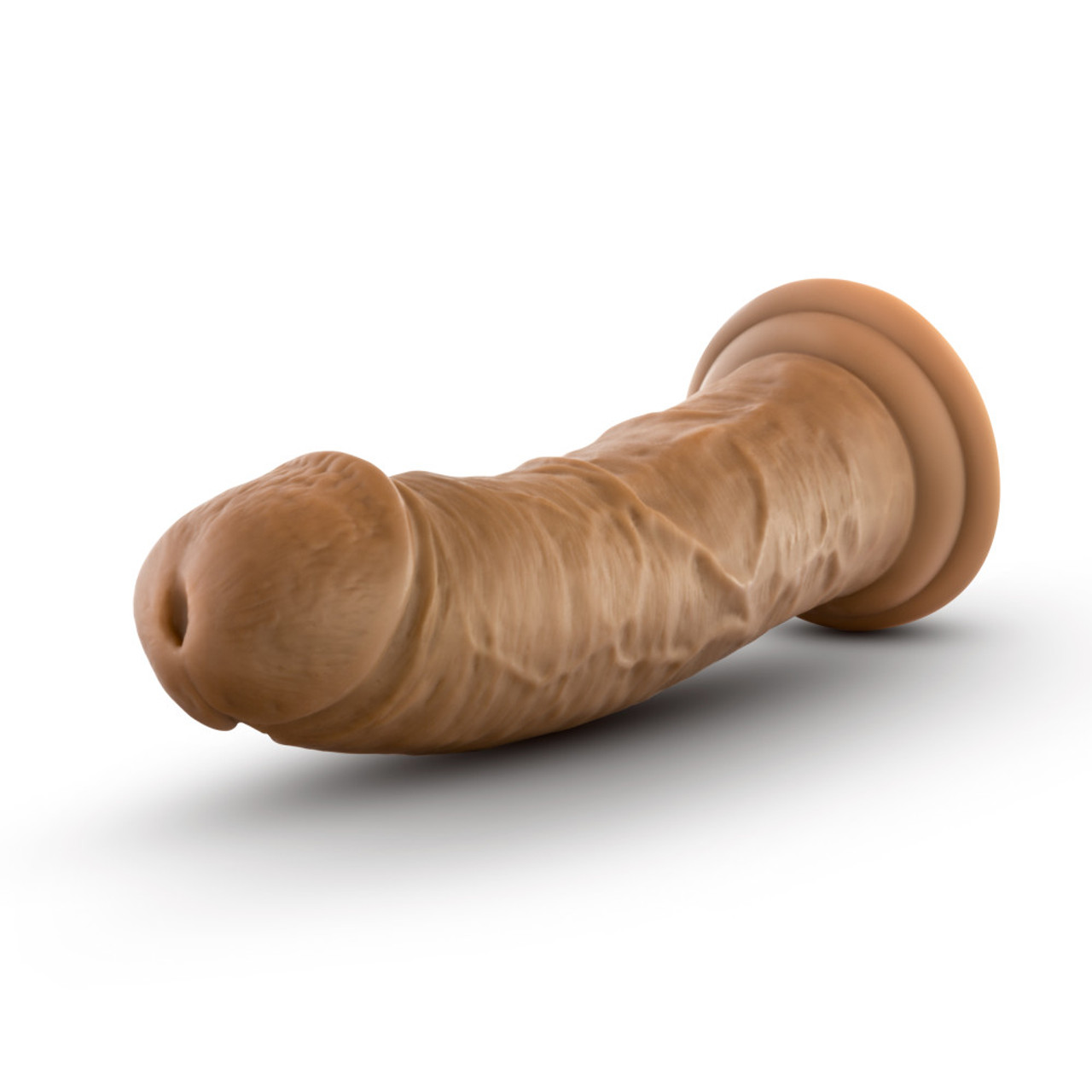 DR SKIN 8IN COCK W/ SUCTION CUP MOCHA - Image 5