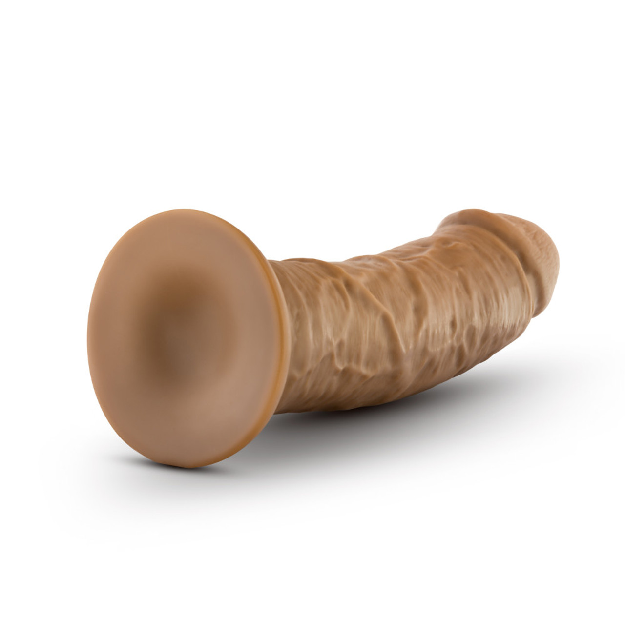 DR SKIN 8IN COCK W/ SUCTION CUP MOCHA - Image 8