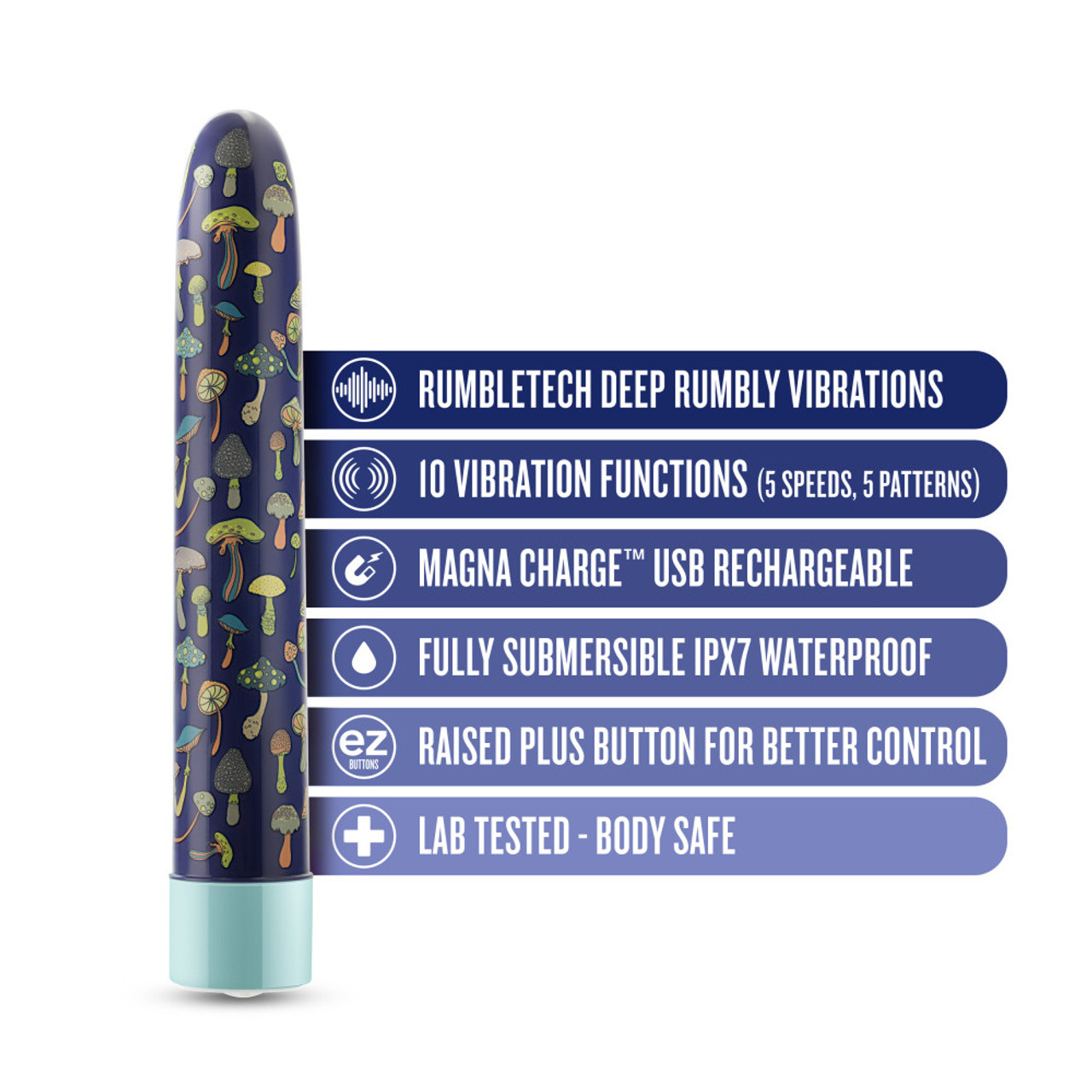 LIMITED ADDICTION DREAMSCAPE 7 IN RECHARGEABLE VIBE BLUE - Image 2