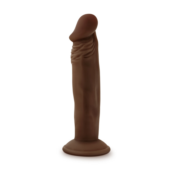 DR SKIN PLUS 6IN POSEABLE DILDO CHOCOLATE - Image 8